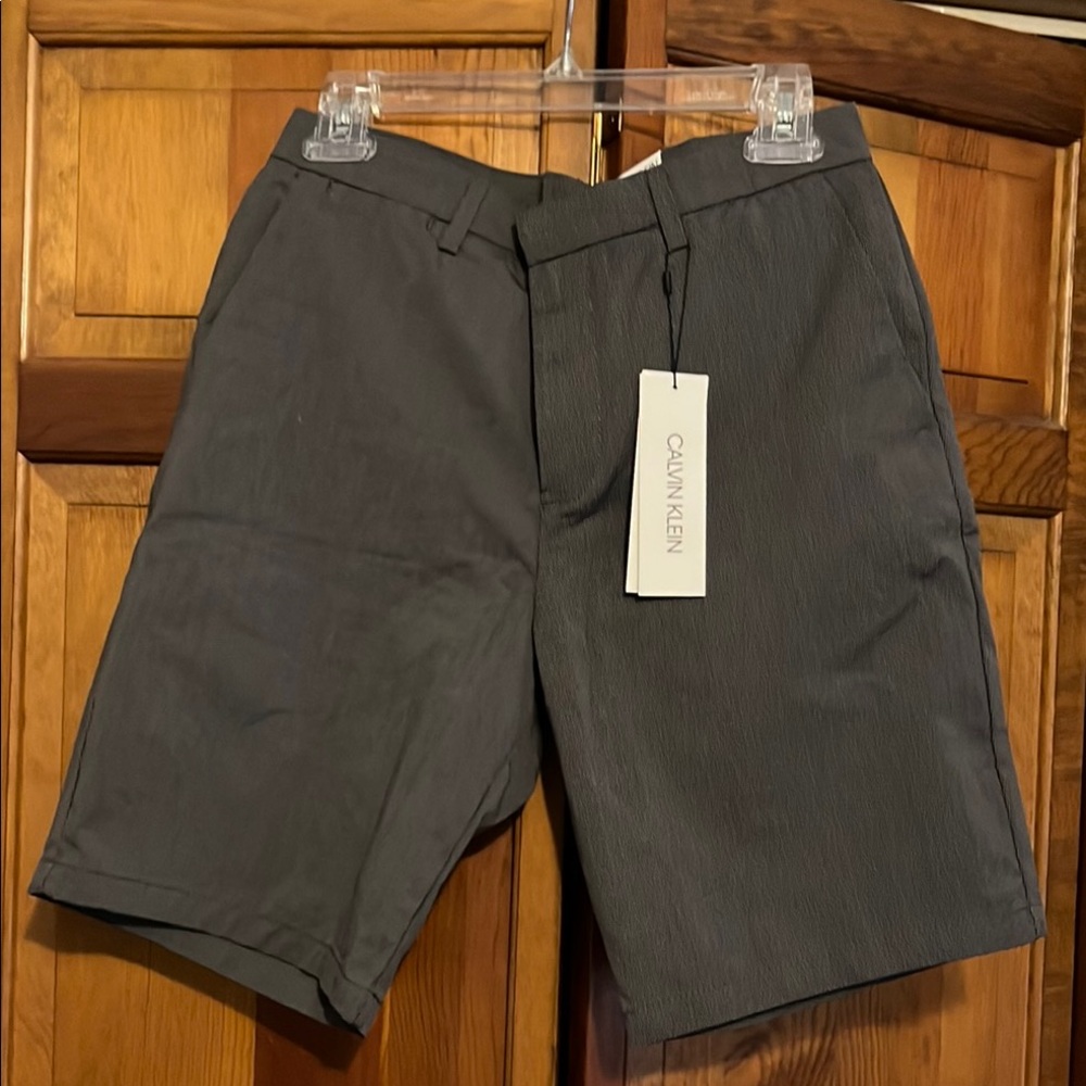 Calvin Klein Men's Gray Chino Shorts